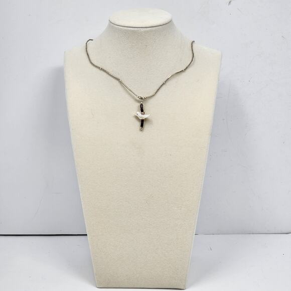 Sterling Silver Native American Necklace - Picture 3 of 4